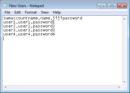 Bulk User Creation in Active Directory
